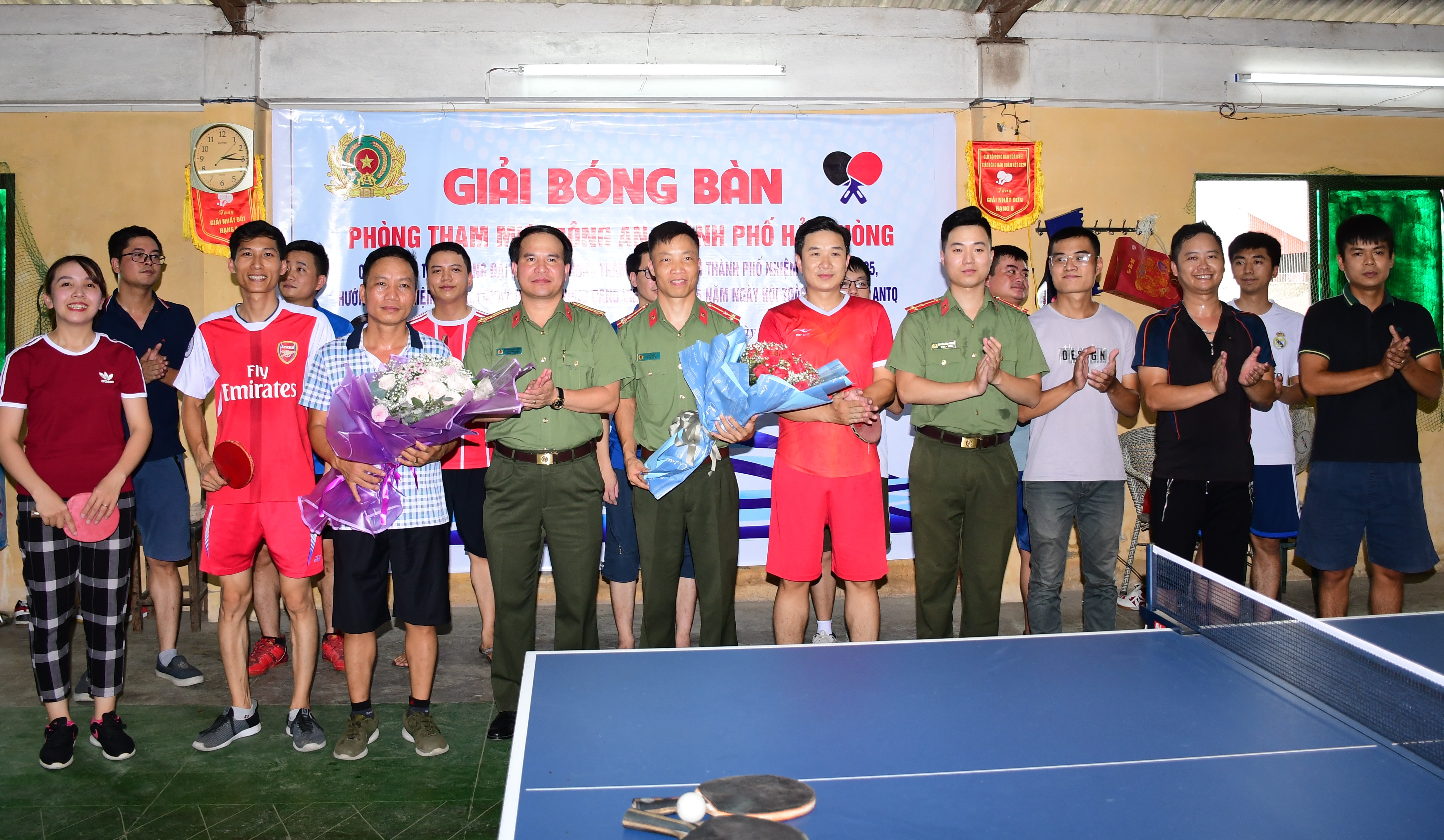 Giải bóng bàn Phòng Tham mưu – CATP với 26 vận động viên tham gia tranh tài